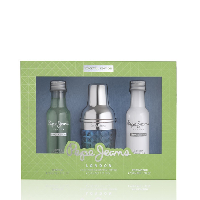 Pepe Jeans For Him Cocktail Geschenkset 30ml EDT + 50ml Douchegel + 50ml Aftershave Balsem