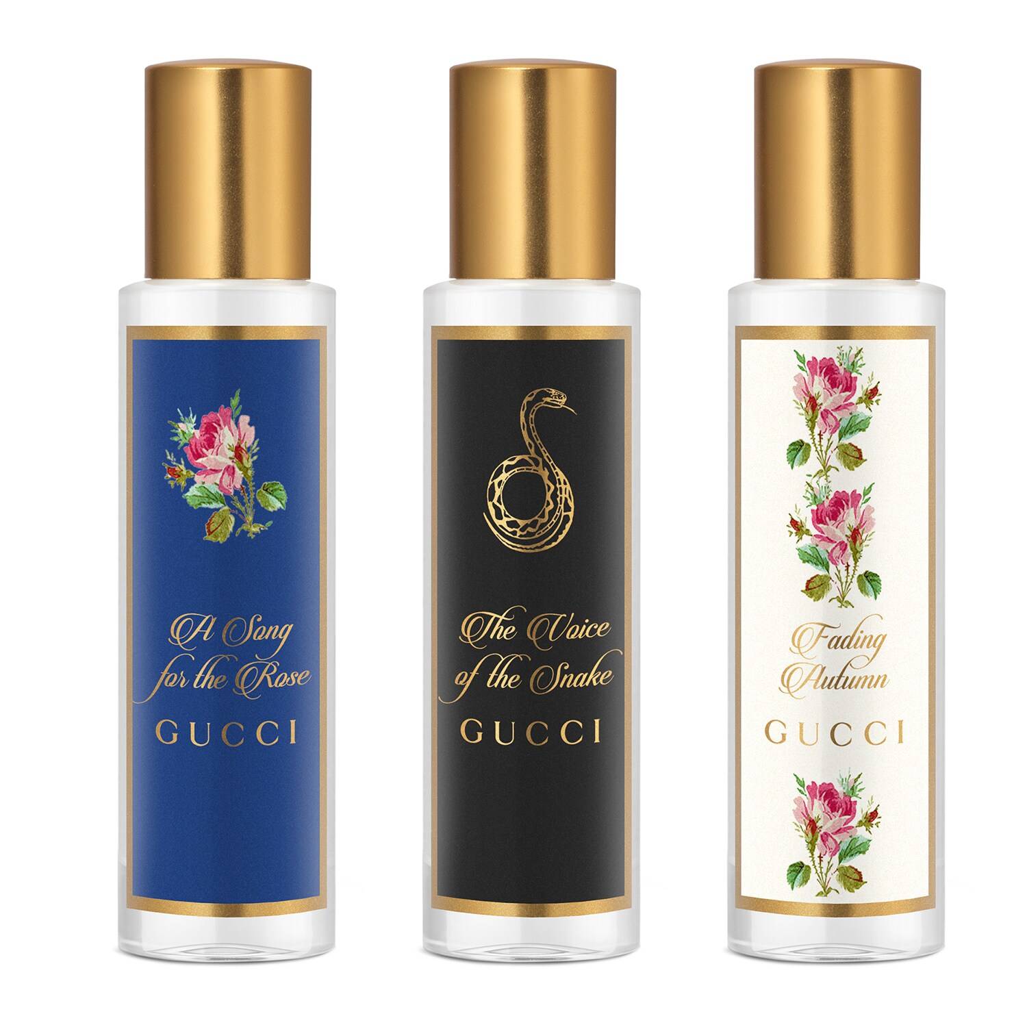 Gucci The Alchemist's Garden Gift Set 15ml A Song For The Rose EDP + 15ml The Voice Of The Snake EDP + 15ml Fading Autumn EDP