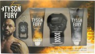 Tyson Fury Geschenkset 100ml EDT + 100ml Douchegel + 100ml Body Lotion + Sleutelhanger