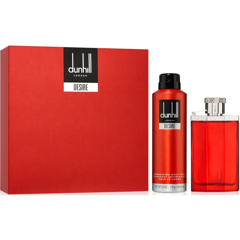 Dunhill Desire Red Geschenkset 100ml EDT + 226ml Deodorant Spray