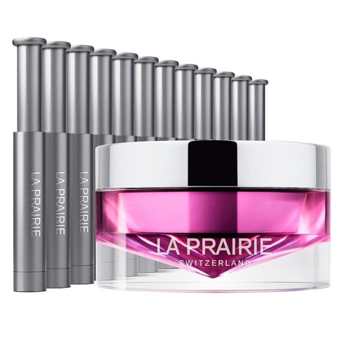 La Prairie Platinum Rare Haute-Rejuvenation Geschenkset 20ml Overnight Mask Serum + 12 x 0.7ml Vials