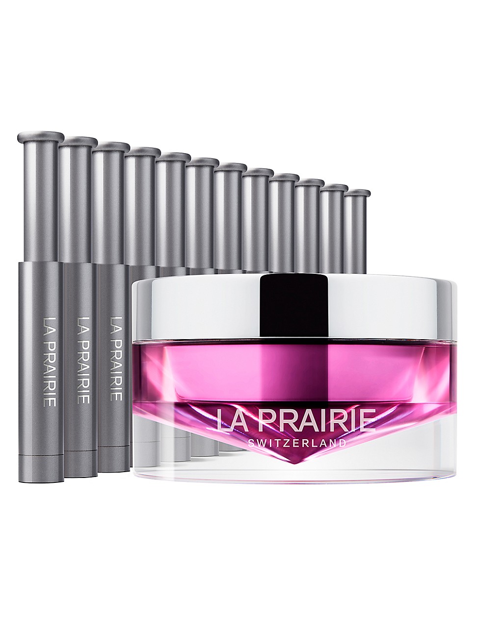 La Prairie Platinum Rare Haute-Rejuvenation Geschenkset 20ml Overnight Mask Serum + 12 x 0.7ml Vials
