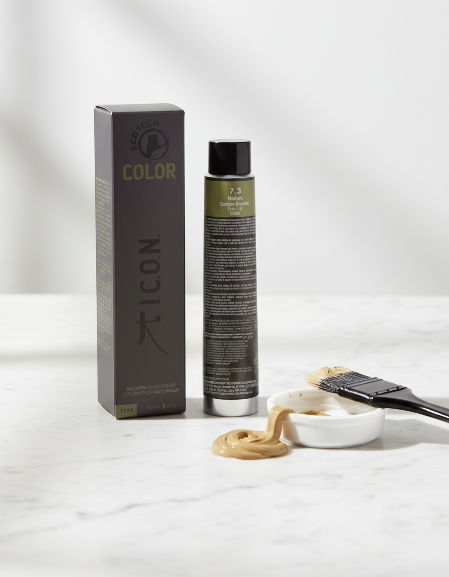 I.c.o.n. ECOTECH COLOR natural color #7.3 medium golden blonde - Afbeelding 2