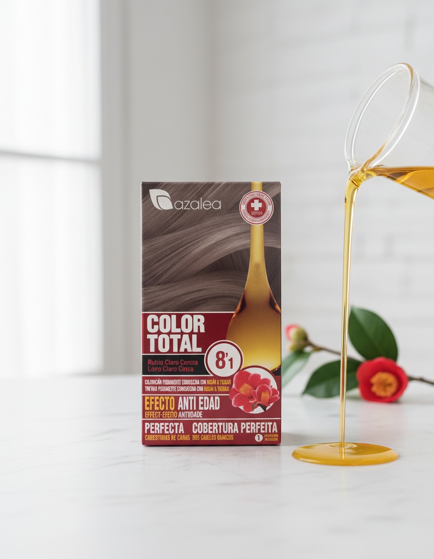 Azalea COLOR TOTAL #8,1 rubio claro ceniza 1 u - Afbeelding 2