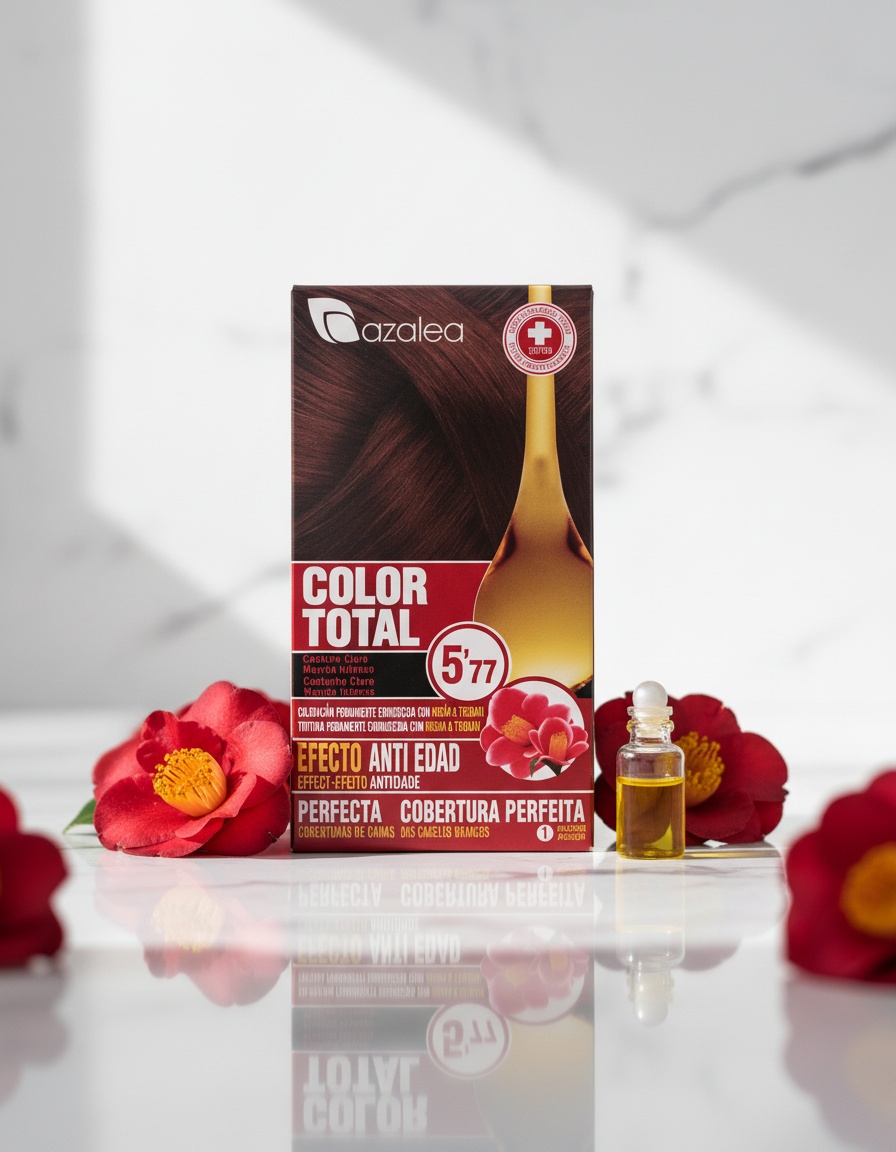 Azalea COLOR TOTAL #5,77-castaño claro marrón intenso 1 u - Afbeelding 2