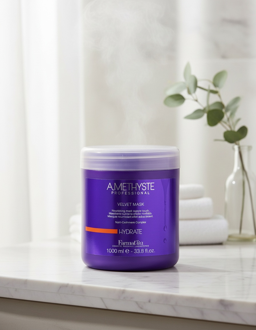 Farmavita AMETHYSTE hydrate velvet mask 1000 ml - Afbeelding 2