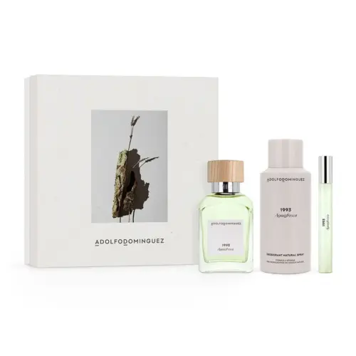 Adolfo Dominguez Agua Fresca De Hombre Eau De Toilette 120ml Spray Eau De Toilette 10ml Desodorante 150mlvaporizador