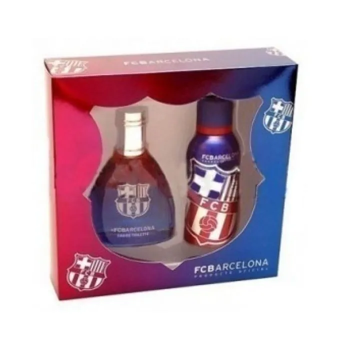 Fc Barcelona Eau De Toilette Spray 100ml Set 2 Pieces 2017