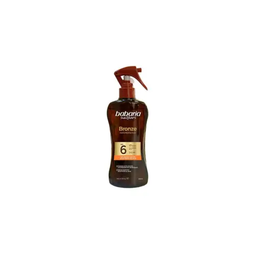 Babaria Sol Bronze Aceite Protector Solar Zanahoria Spray Spf6 300ml