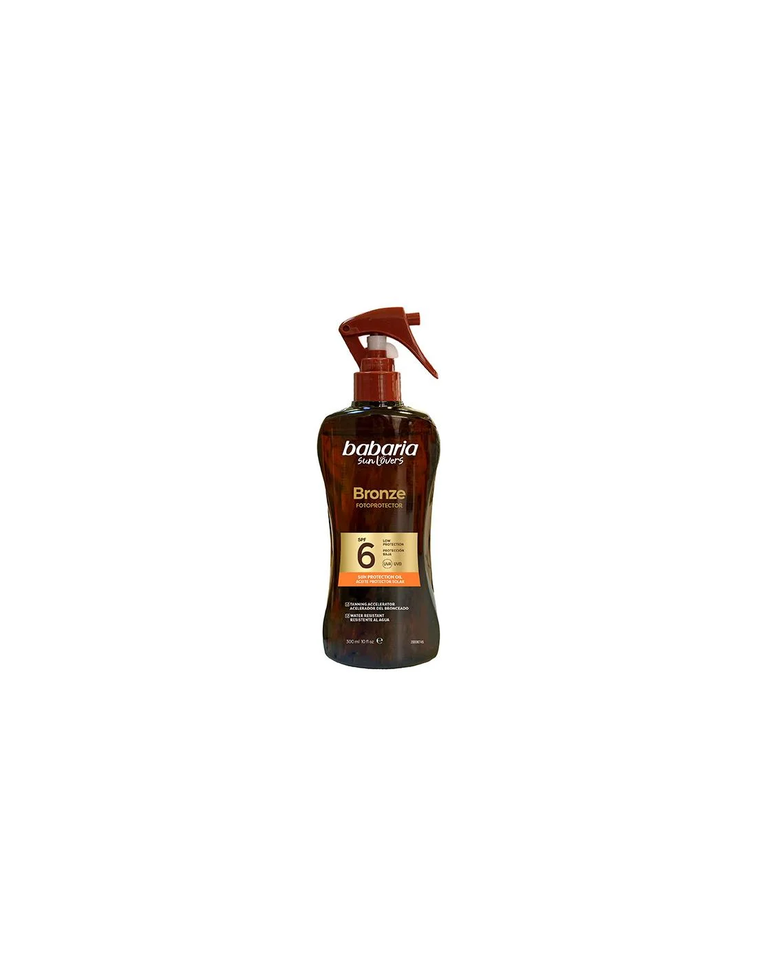 Babaria Sol Bronze Aceite Protector Solar Zanahoria Spray Spf6 300ml