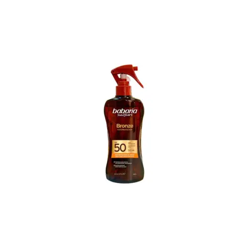 Babaria Sol Bronze Aceite Protector Solar Coco Spray Spf50 200ml