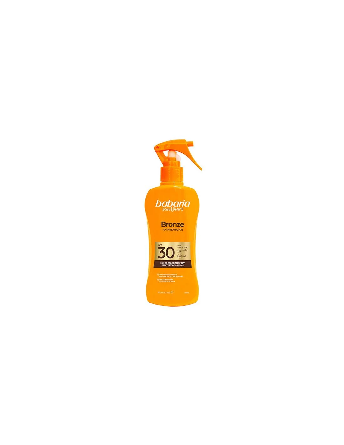 Babaria Sol Bronze Protector Solar Aloe Spray Spf30 200ml