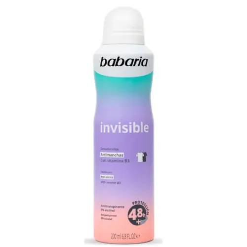 Babaria Invisible Deodorant Spray 200ml