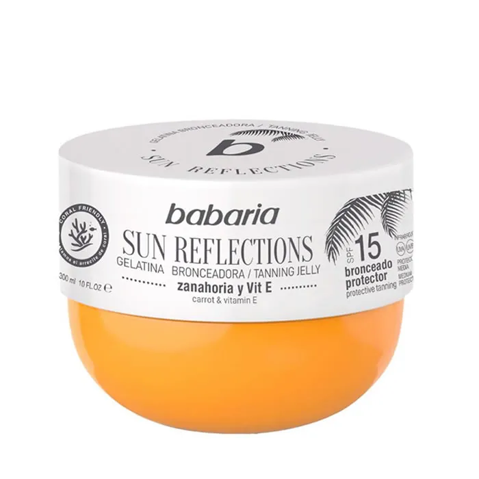 Babaria Sun Reflections Tanning Jelly Protective Tanning Spf15 300ml