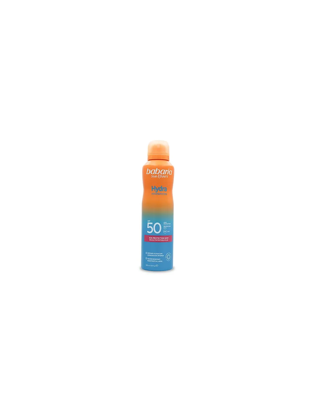 Babaria Sol Hydra Protector Solar Aloe Sfp50 Bruma Spray 200ml