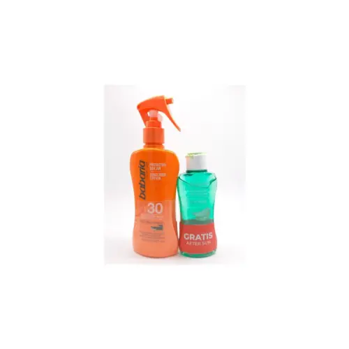 Babaria Sol Pack Spray Protector Aloe Spray Spf30 200ml After Sun e Hielo 100ml