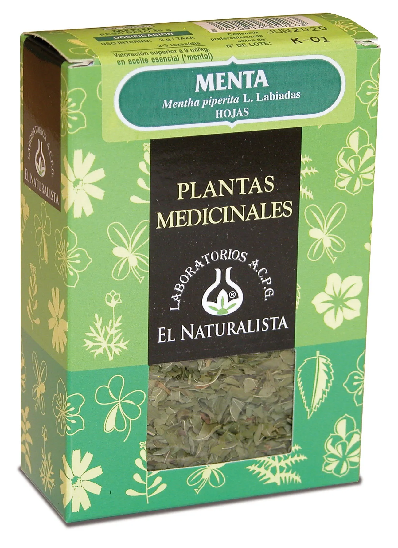 El Natural Menta Piperita 45g Trociscos