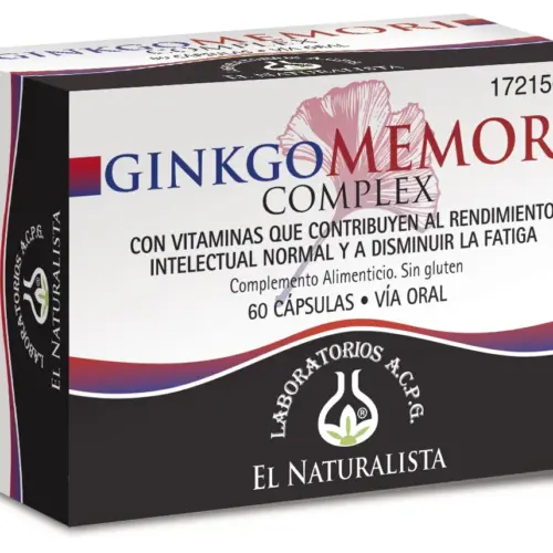 El Natural Ginkgomemori Complex 60 Caps