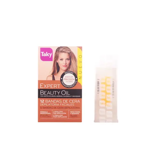 Taky Beauty Oil Gezichtsontharingsstroken | Dames 12 Stuks | Met Natuurlijke Oliën