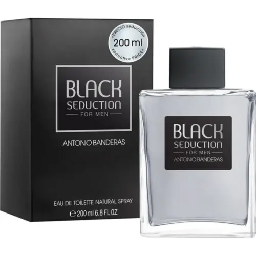 Antonio Banderas Black Seduction Eau de Toilette Spray 200ml