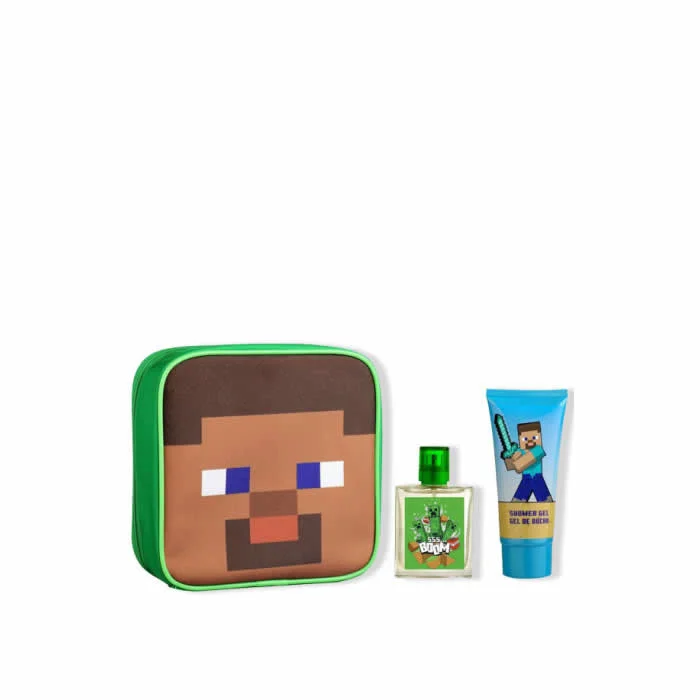 Cartoon Minecraft Eau De Toilette Spray 50ml Set 3 Pieces