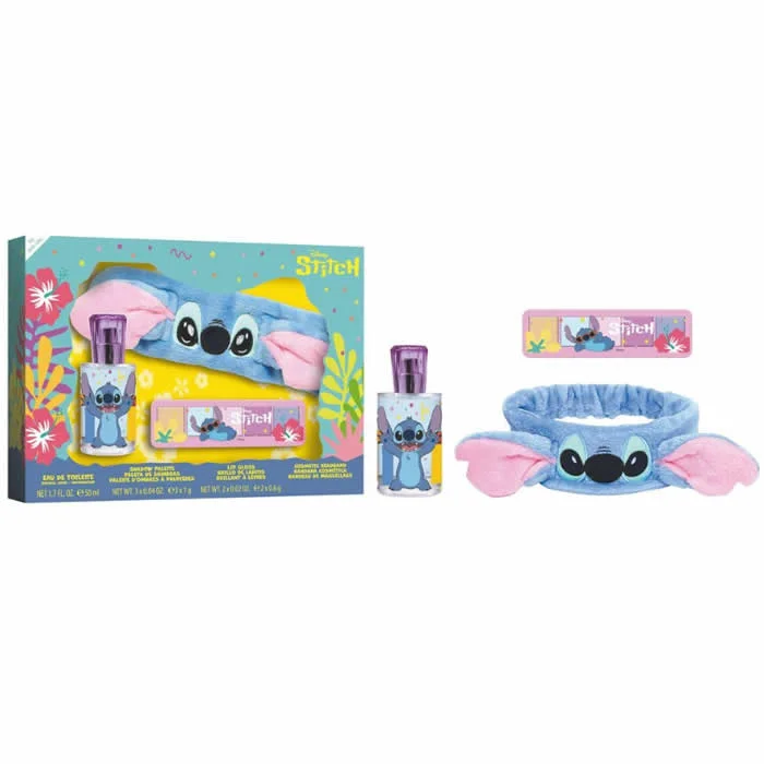 Disney Stitch Eau De Toilette Spray 50ml Set 3 Pieces