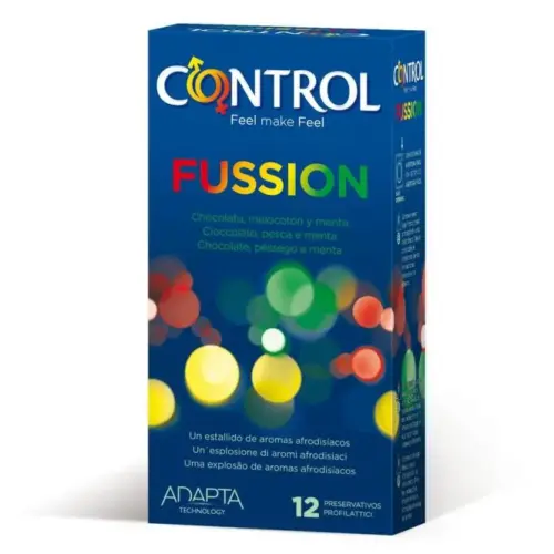 Control Fussion Chocolate, Peach and Mint 12 Units