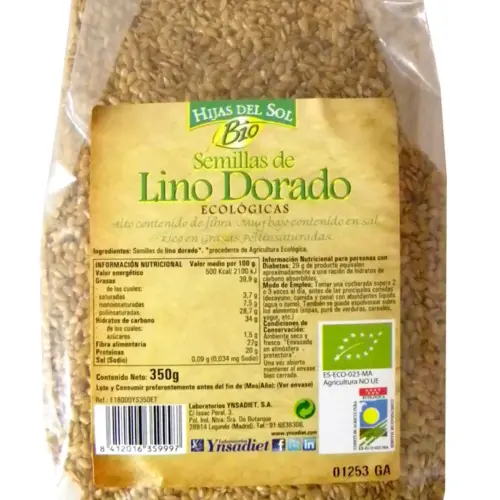 Ynsadiet Semillas De Lino Dorado 350g