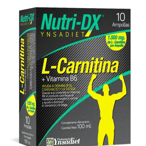 Ynsadiet L Carnitina 10 Ampollas Nutri Dx