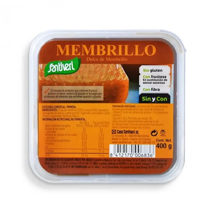 Santiveri Sweet Quince With Fructose 400g