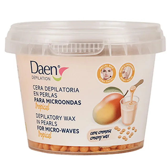 Daen Depilation Ontharingswas Parelvorm Unisex | 100g Alle Huidtypes | Microwavable Vegane Was