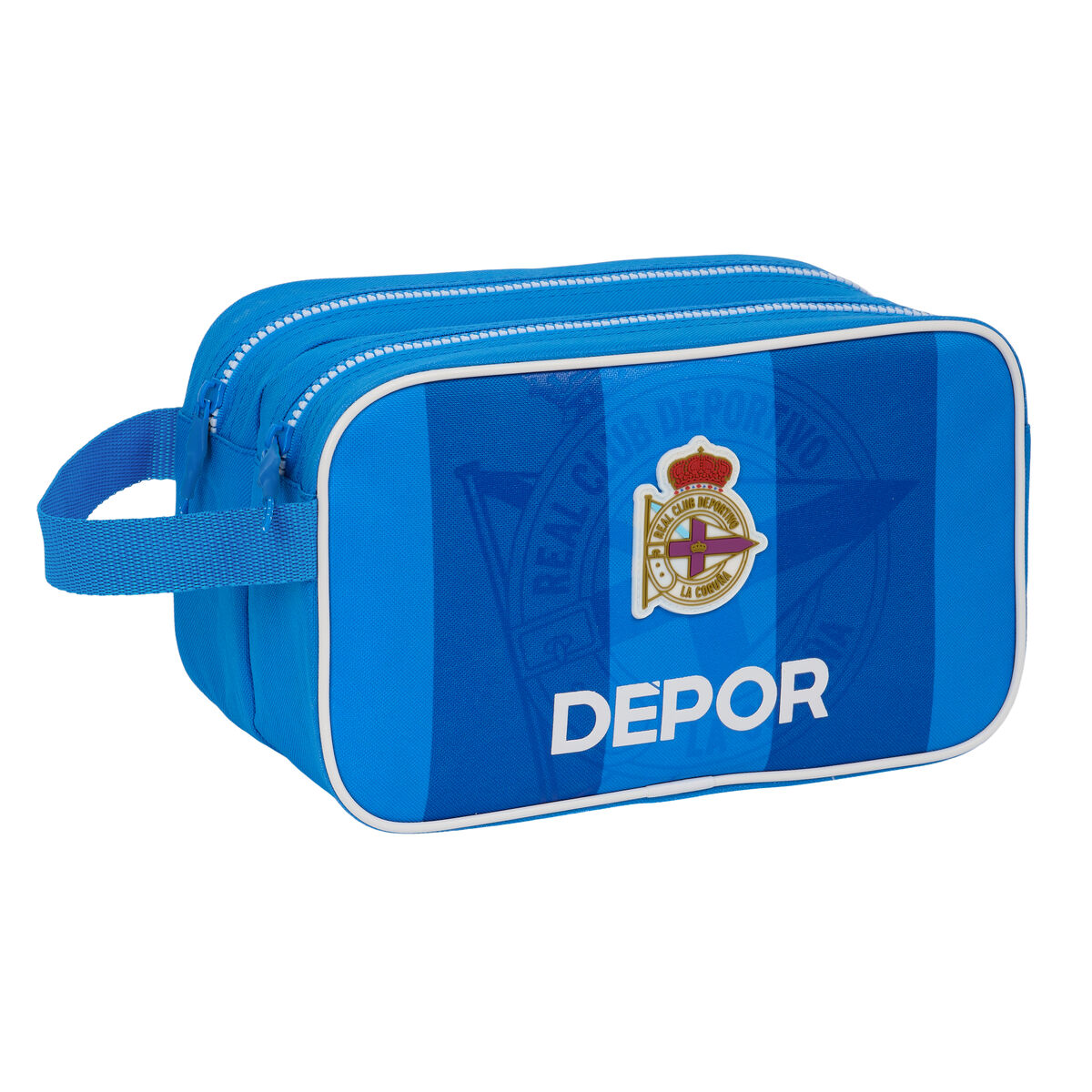 Toilettas voor op School R. C. Deportivo de La Coruña Blauw Sportief 26 x 15 x 12.5 cm