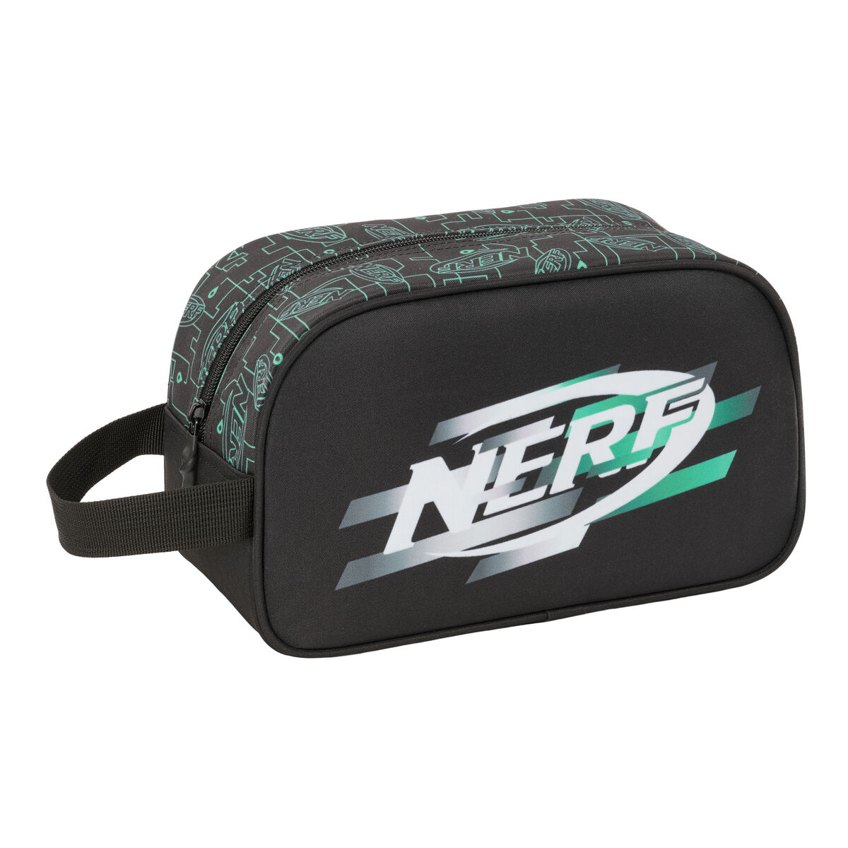Reistasje Nerf Game Zwart 26 x 15 x 12 cm