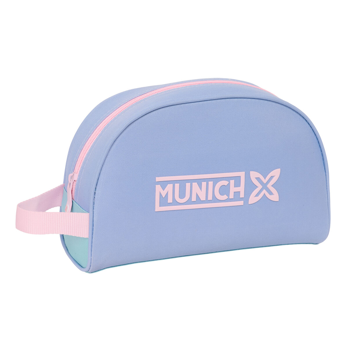 Reistasje Munich Mellow Blauw Roze Hemelsblauw 28 x 18 x 10 cm