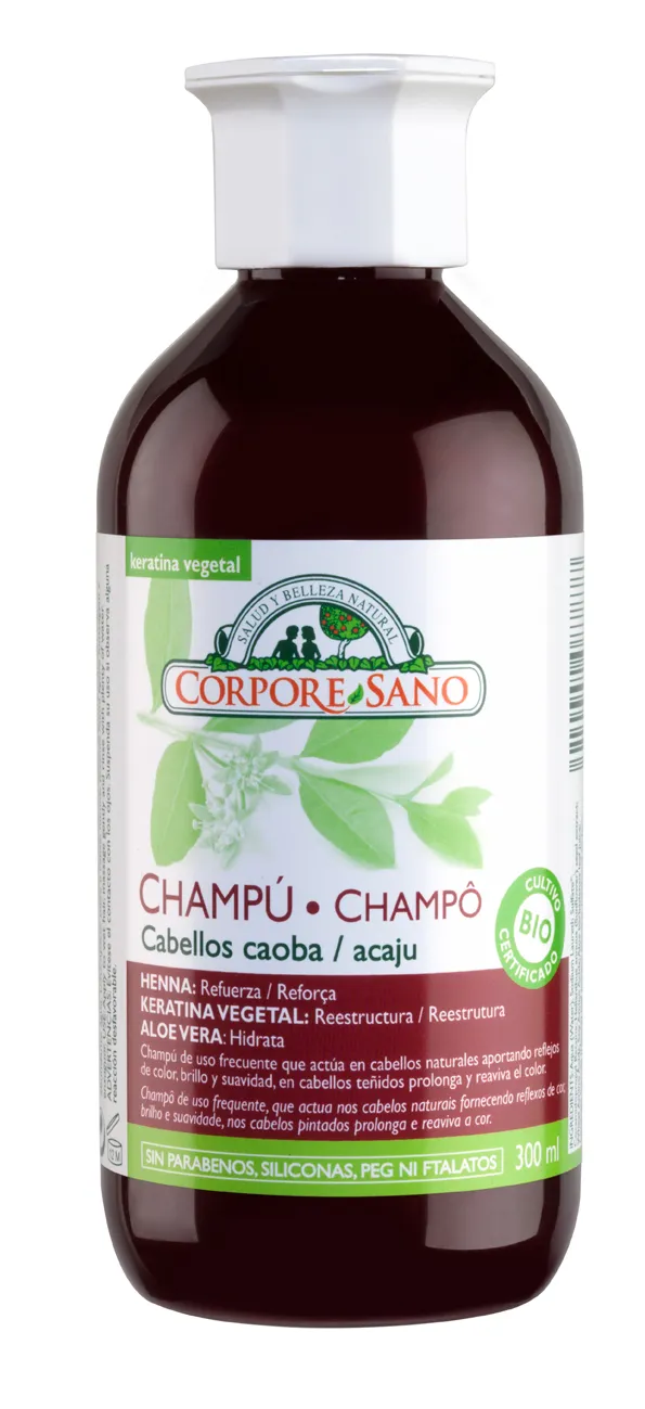 Corpore Champu Henna Cabellos Caoba 300ml Sandalo