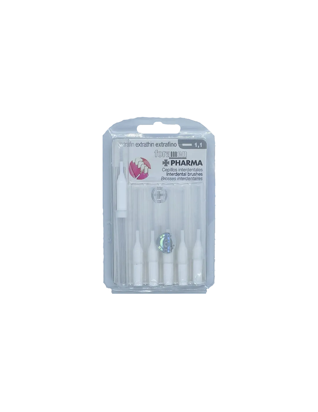 Foramen Cepillo Interdental Extrafino 1,1 6uds