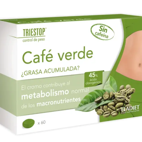 Eladiet Triestop Cafe Verde Sin Cafeina 60 Comp