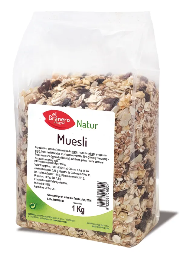 Granero Muesli 1 Kg No Biologico