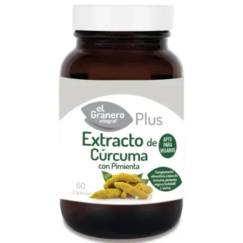 Granero S Extracto De Curcuma Pimienta 430 Mg 60 Vcaps