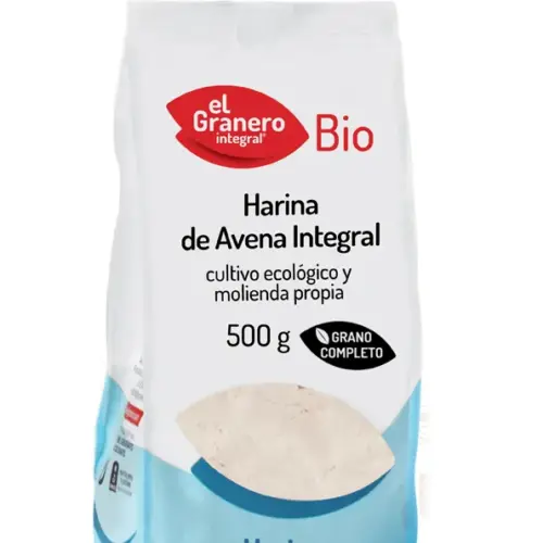 Granero Harina Avena Integral Bio 500g