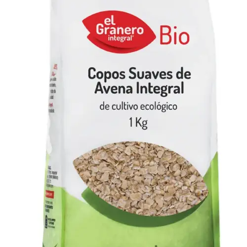 Granero Copos Avena Suaves Integral Bio 1 Kg
