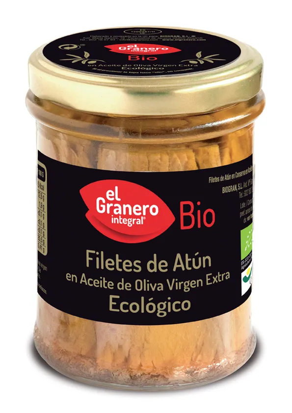 Granero Filetes De Atun Bio 195g