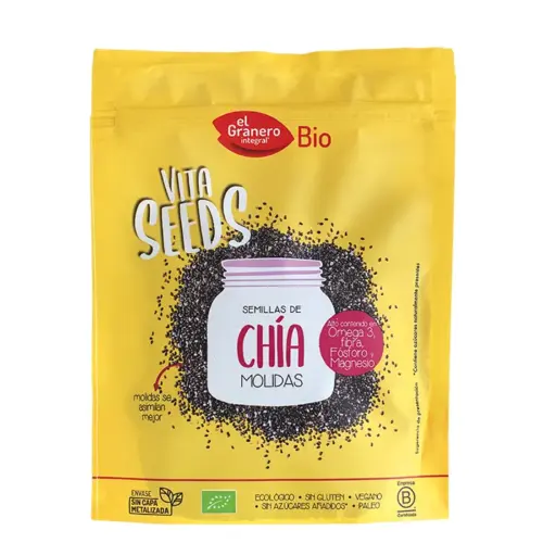 Granero Vitaseeds Semillas De Chia Molidas Bio 200g