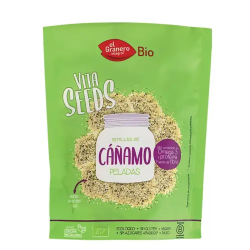 Granero Vitaseeds Semillas Cañamo Pelado Bio 200g