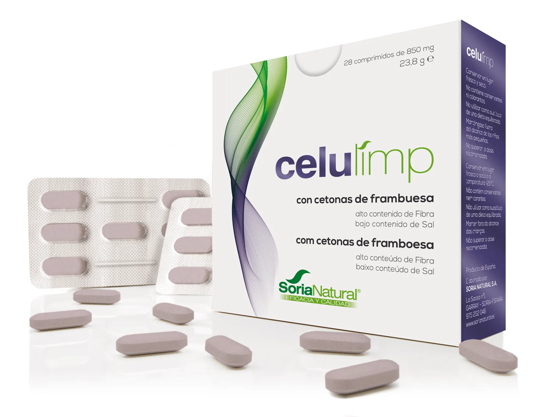 Soria Celulimp 28 Comp 850 Mg