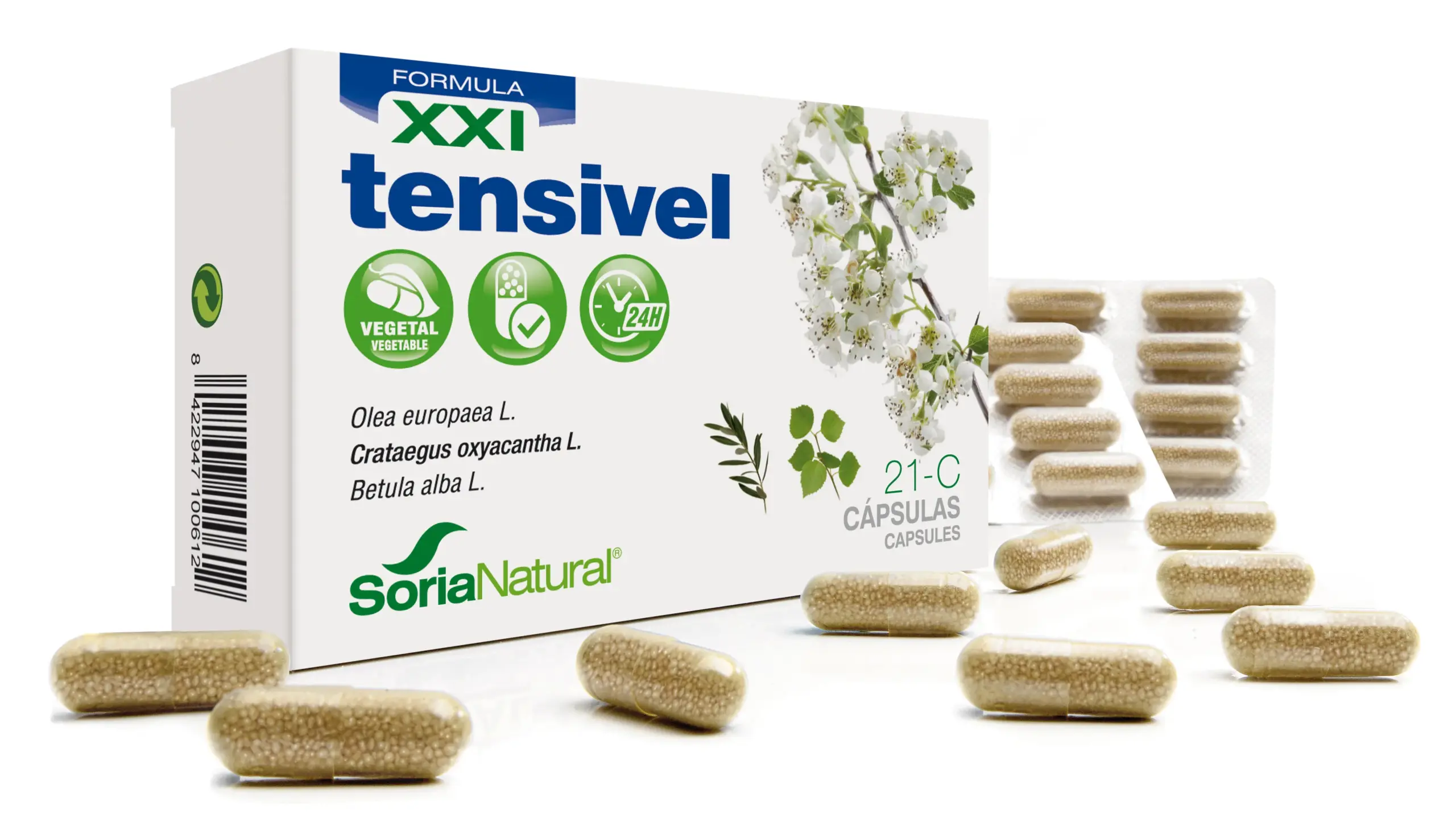 Soria 21-C Tensivel 600 Mg 30 Caps Liberacion Prolongada