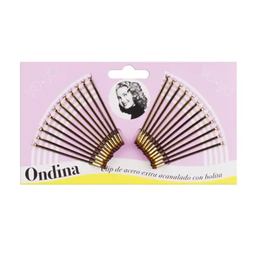 Eurostil Yo-Yo Clips 50mm Bronce Pack 24un