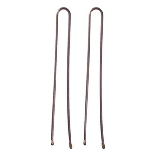 Haarspeldjes Eurostil 200 Horquillas 50 mm Brons (200 pcs)