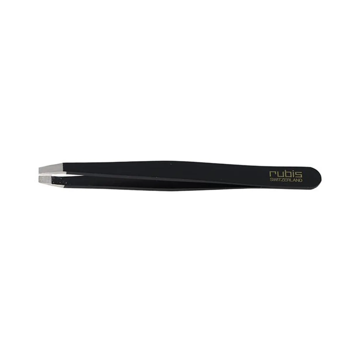 Eurostil 9cm Pinza De Depilar Negra Recta 1un
