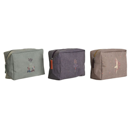 Reistasje DKD Home Decor Bruin Groen Bordeaux 20 x 8 x 14 cm